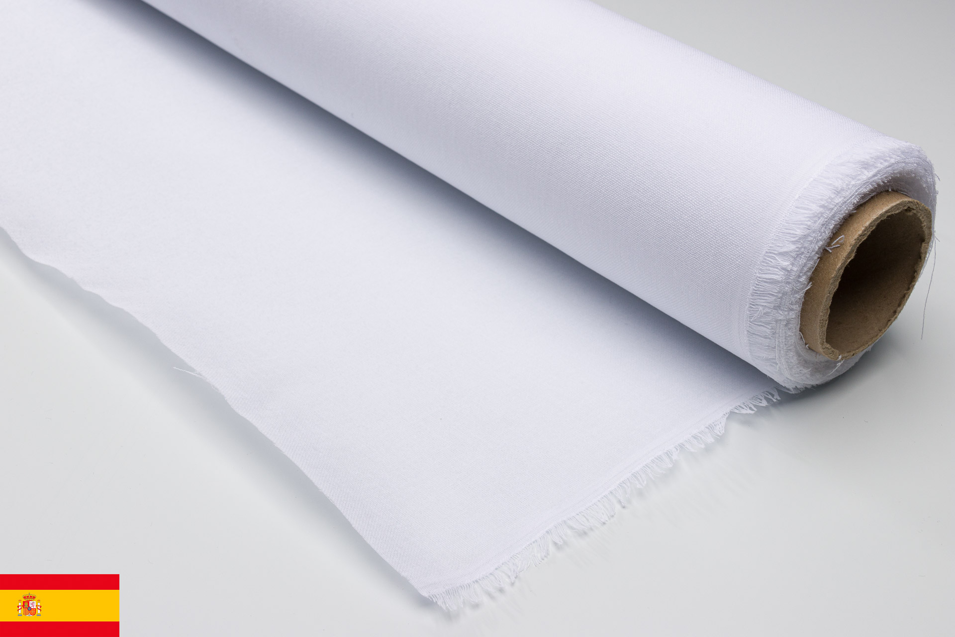 Entoilage Coton Rigide Sharplace 2 Mètres - Toile Thermocollant Blanc - Renfort Sac Et Vêtements - Colle Simple Face