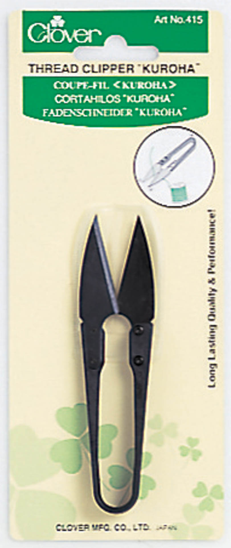 Coupe Fils Pendentif Doré Antique Clover - Mercerie Floriane