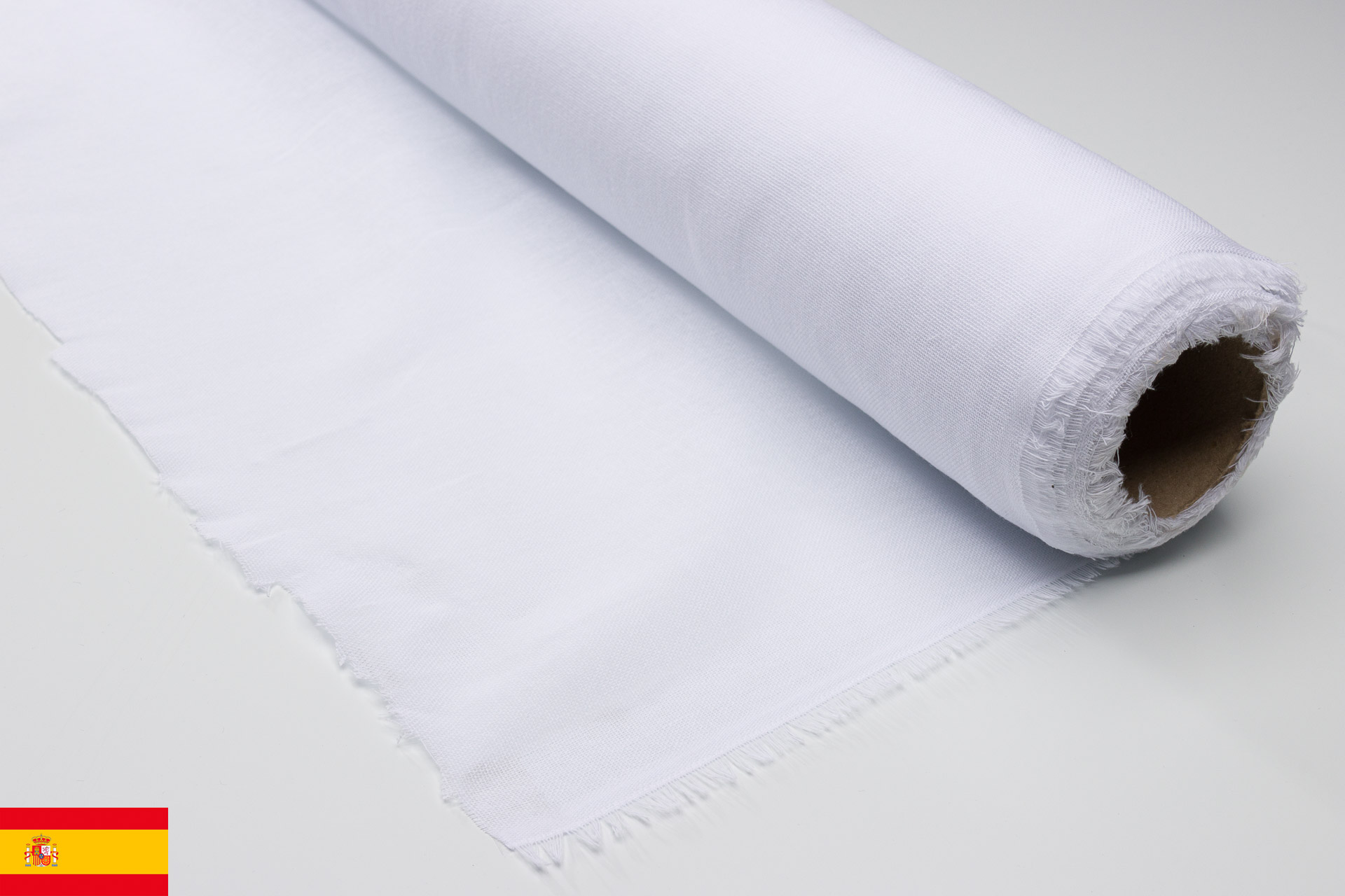 Tissu Thermocollant Double Face - 500x150 Cm - Pour Ourlets, Couture, Loisirs Créatifs - Blanc