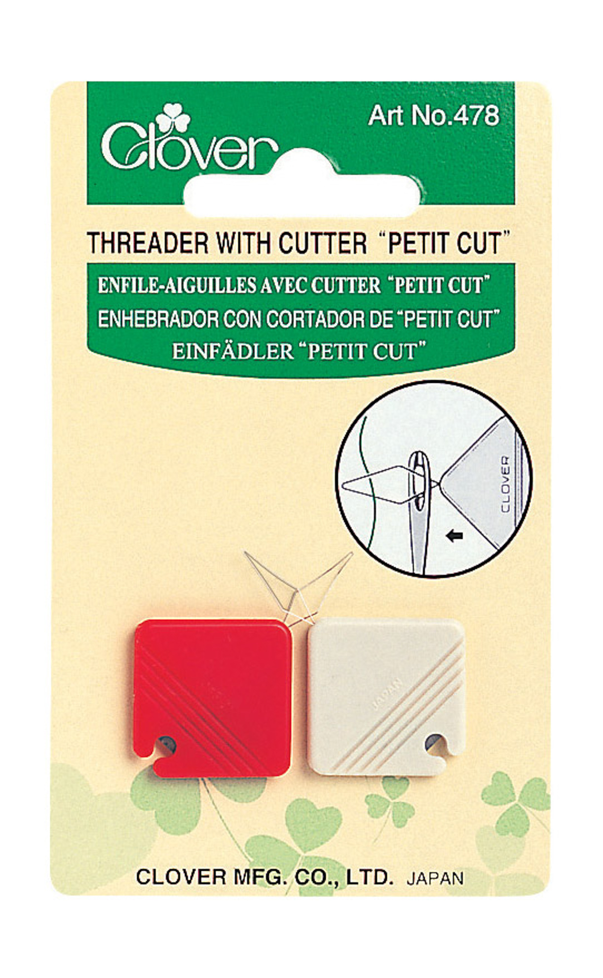 Aiguille Pour Outil De Broderie Clover - Fils Moyens Jusqu'à 4 Mm - 1 Pièce - Recharge Simple