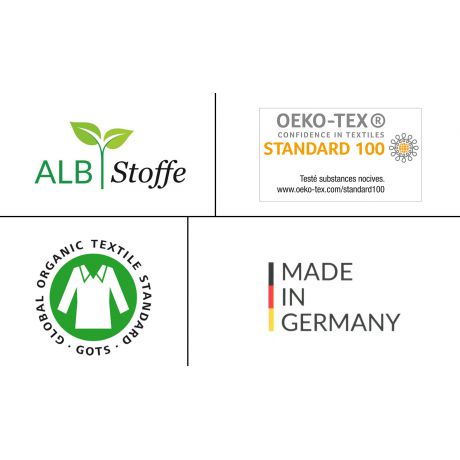 Tissu ALB Stoffe Sweat French Terry Bio Bliss